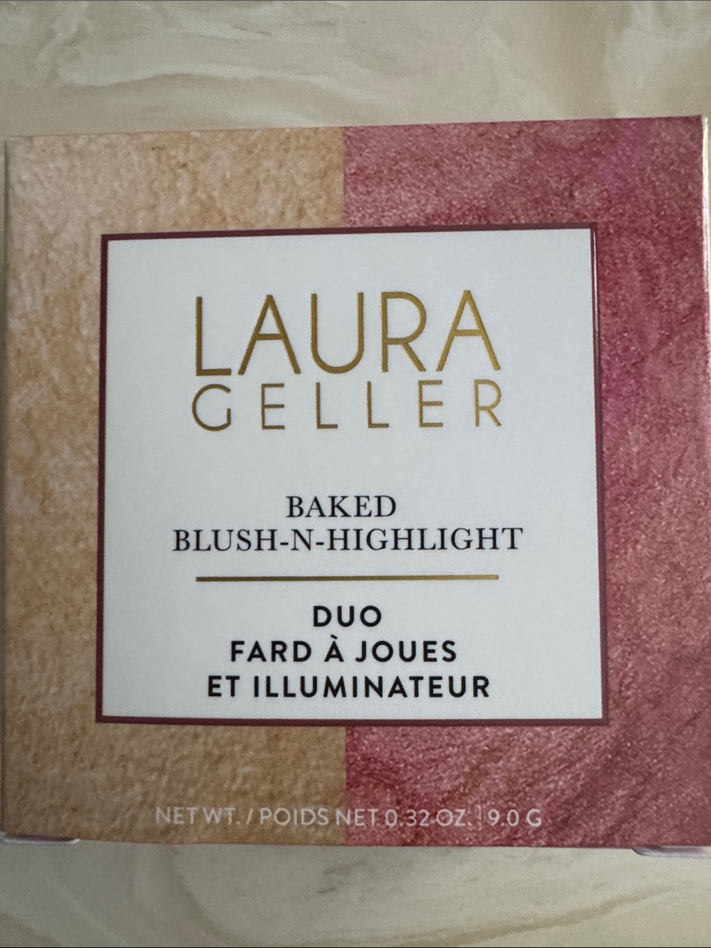 Laura Geller Baked Blush-N-Highlight Duo — Pink ButterCream Blush & Highlighter